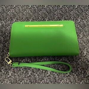 Steve Madden Vibrant Green Wristlet Clutch